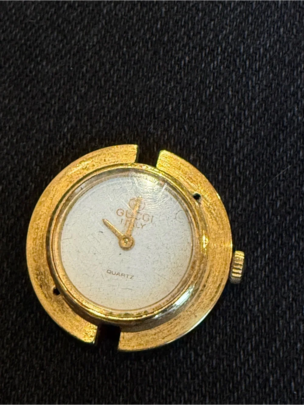 Gucci Made In Italy Bezel Watch with Black Gucci Bezel